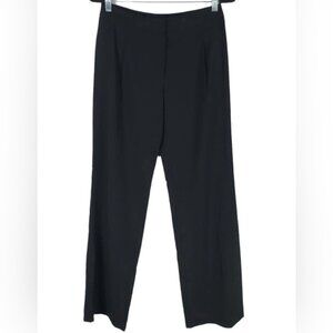 ESCADA‎ SLOVENIA🇸🇮MADE VIRGIN WOOL Straight Black Dress Pants Size 42 L